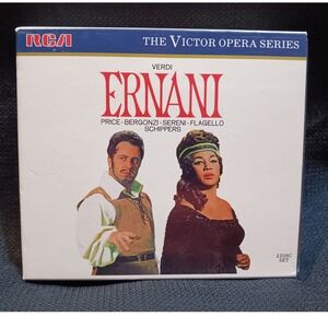 Verdi Ernani 2 CD RCA 1987 Leontyne Price Carlo Bergonzi Schippers Rare Opera
